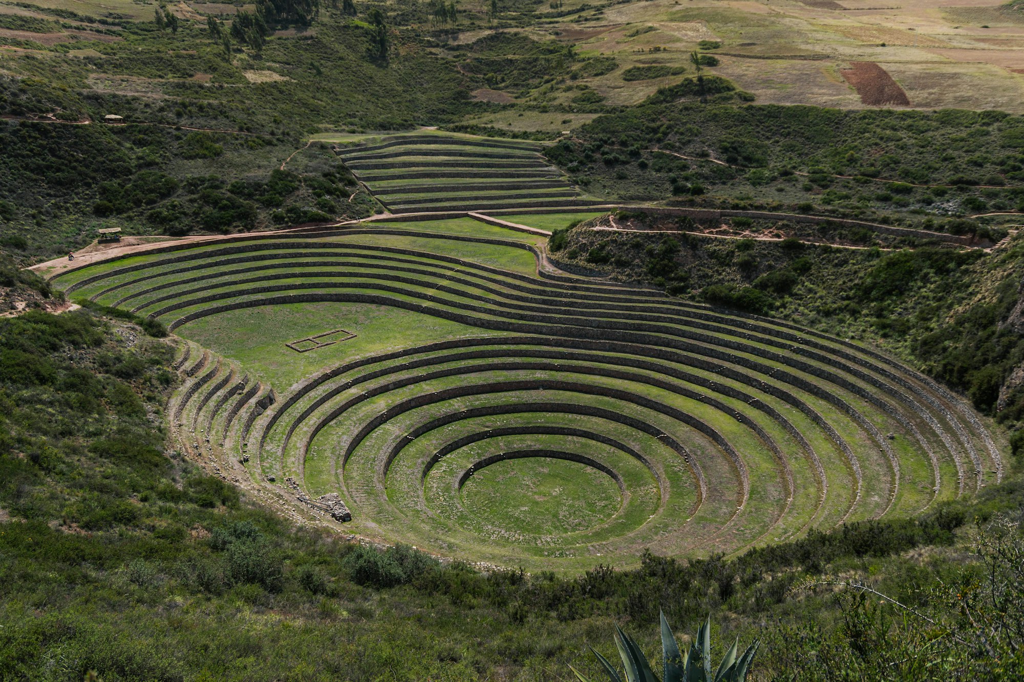 Moray terraces in the Sacred Valley