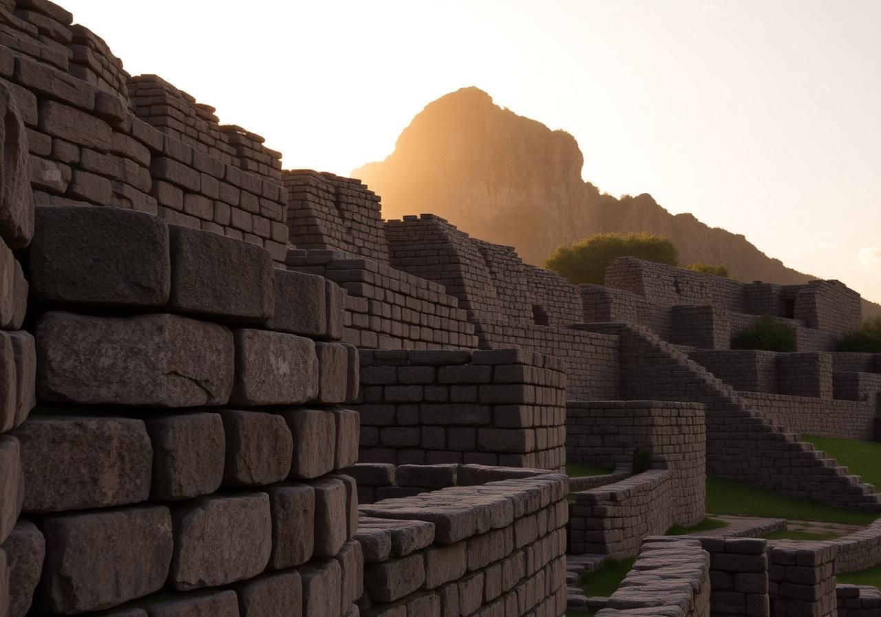 Inca stone walls of Sacsayhuamán above Cusco