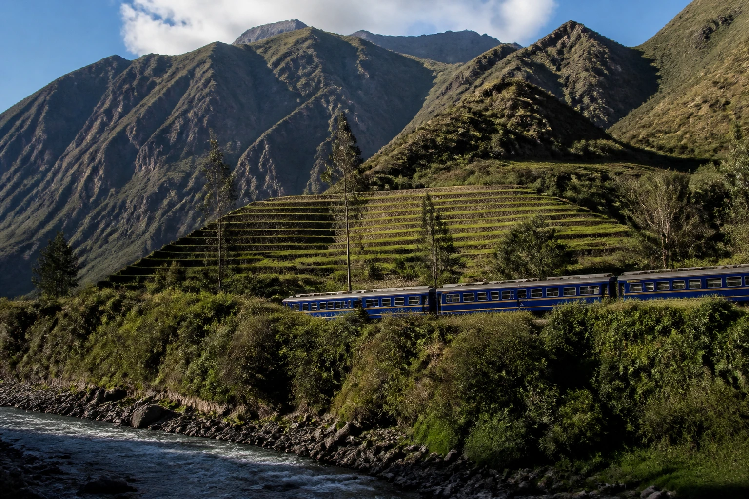 Sacred Valley landscape near Ollantaytambo