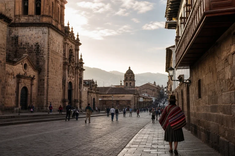 Morning view in Cusco’s Historic Center