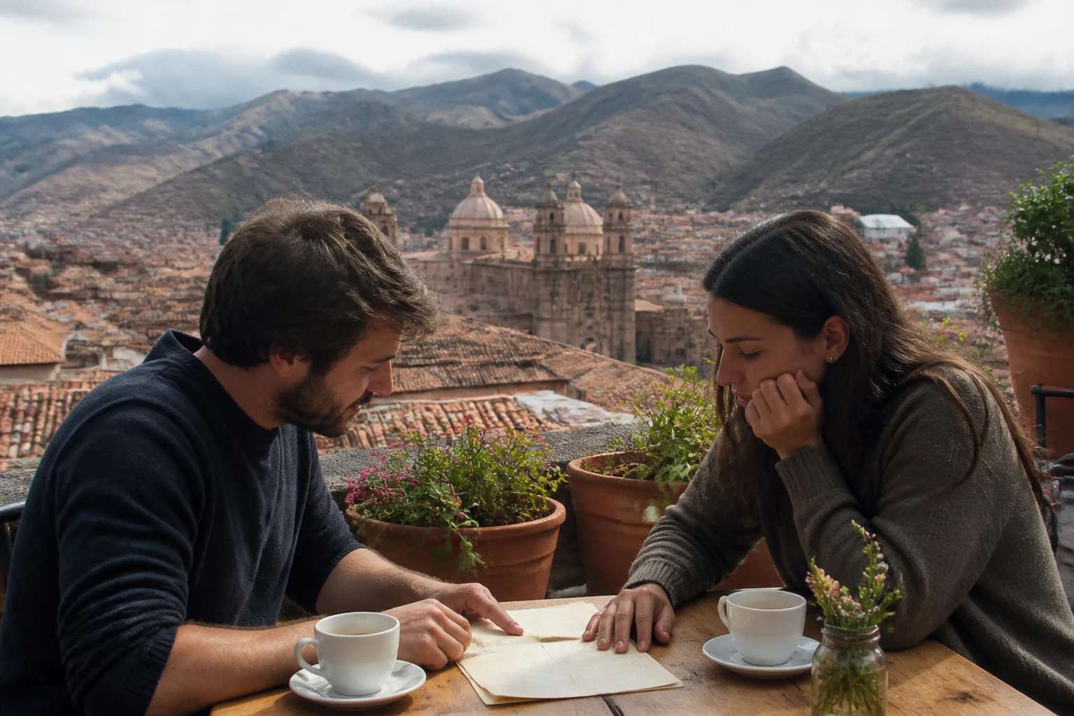 Travelers planning a relaxed day in Cusco