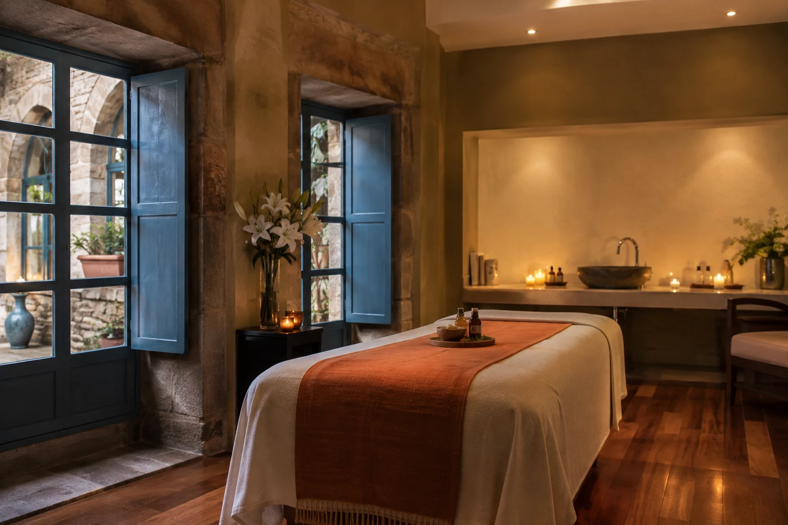 Spa treatment room at Casa Cartagena Boutique Hotel and Spa in Cusco